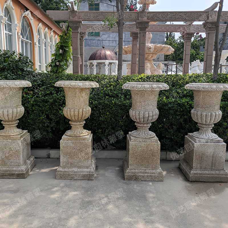 花園景觀花盆，花崗巖花盆